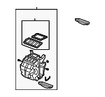 79106STKA43 - HVAC: Heater Case for Acura: RDX Image
