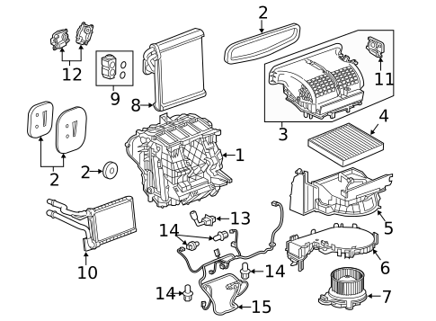Evaporator & Heater Components for 2025 Buick Envision #2