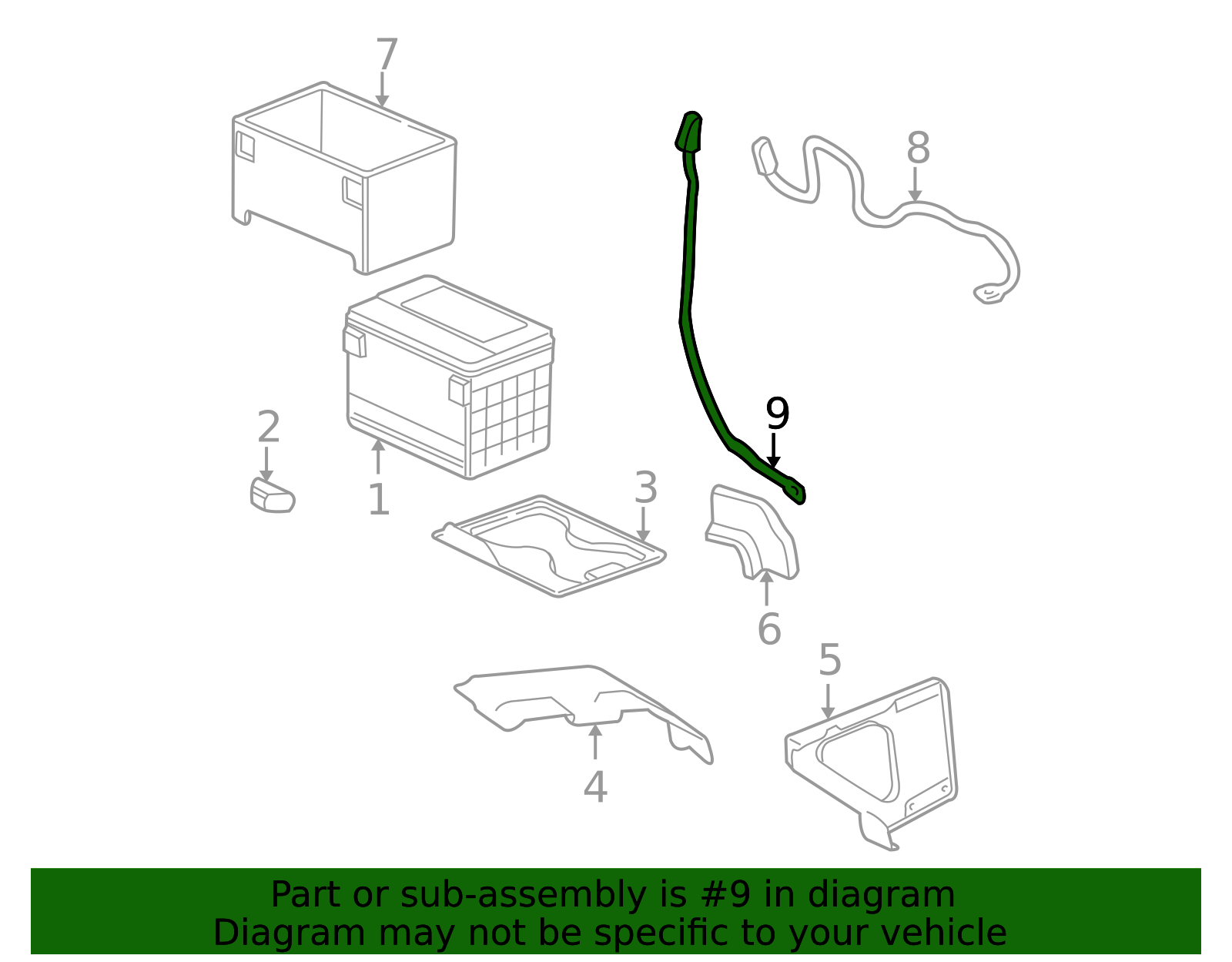 Negative Battery Cable 15321212 | OEM GM Parts