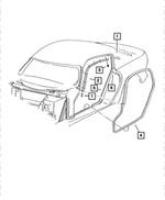 4848717 - Doors and Related Parts: Foam Tape for Dodge: Viper Image