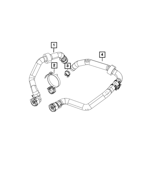 Air Conditioner and Heater Plumbing for 2021 Jeep Compass #1