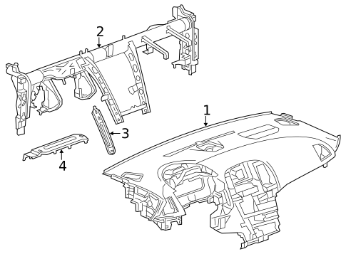 Instrument Panel for 2016 Buick Verano #0