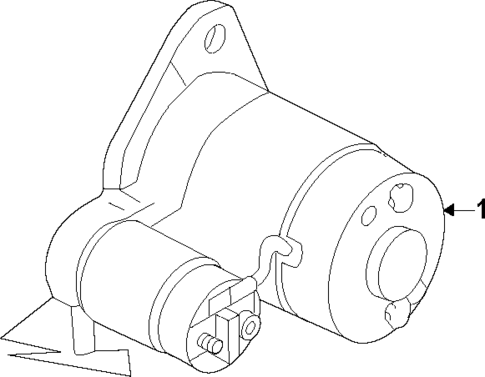 Starter for 2021 Nissan Maxima #1