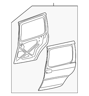 88980792 - : Door Shell for GM Image