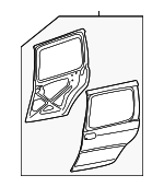 88980792 - Body: Door Shell for GM Image
