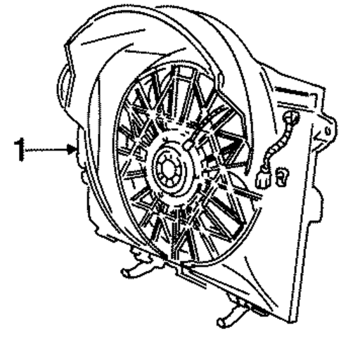 Auxiliary Cooling Fan for 1996 Ford Crown Victoria #0