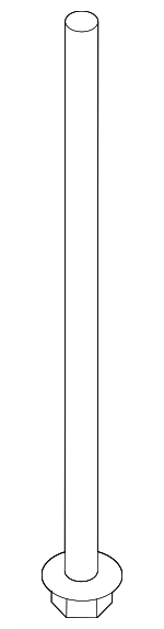 C2C40373 - Suspension: Engine Cradle Front Bolt for Jaguar: F-Type, Super V8, Vanden Plas, XJ, XJ8, XJR, XJR575, XK, XKR, XKR-S Image