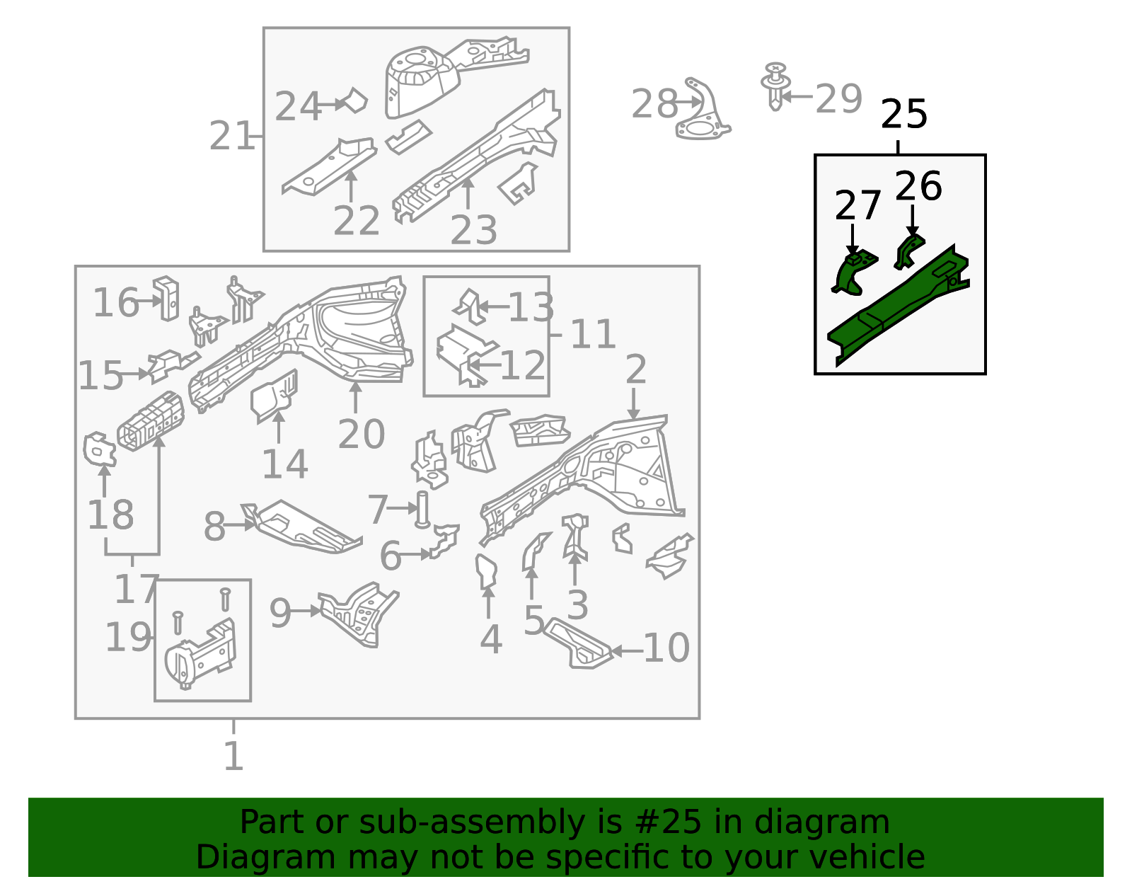 bbm45427y - Mazda Apron Reinforced - Driver's Side (LH) | GetOEMParts.com