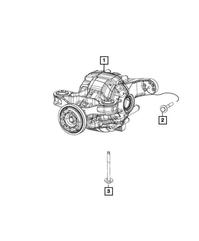 68491891AA - : Rear Axle Differential for Dodge: Challenger Image
