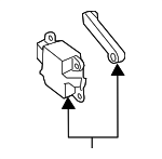 277301HB0A - HVAC: Actuator for Nissan: Armada Image