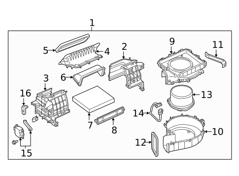 Blower Motor & Fan for 2019 Nissan Armada #0
