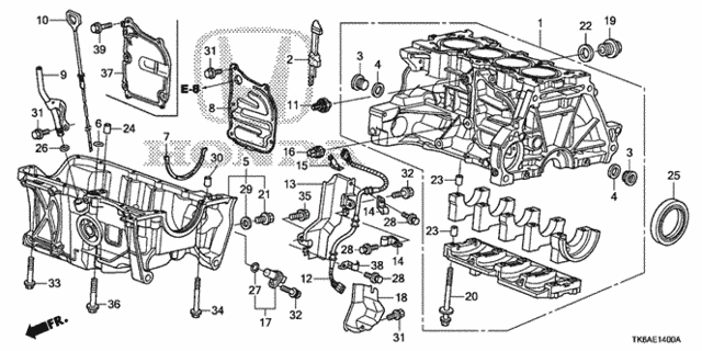 Cylinder Block - Oil Pan for 2013 Honda Fit #0
