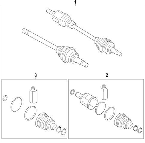 Axle Shafts & Joints for 2020 Hyundai Venue #0