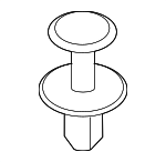 11127643221 - Engine: Engine Cover Pin for BMW Image