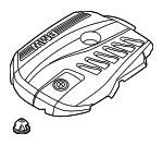 11147935418 - Engine: Engine Cover for BMW: 540i xDrive, 550e xDrive, 740i, 750e xDrive, X5, X6, X7 Image