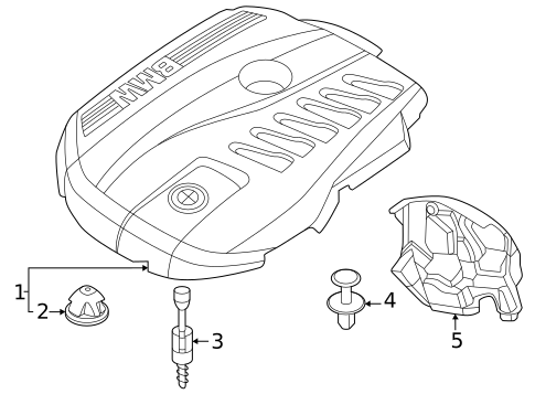 Engine Appearance Cover for 2025 BMW X5 #0