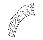 MR392191 - Body: Wheelhouse for Mitsubishi Image