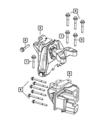 4627593AC - 1.4L Turbo; Engine: Engine Mount Bracket for Mopar Image