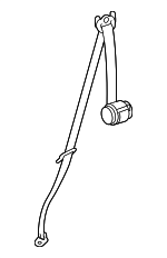 88845W021P - : Lap &amp; Shoulder Belt for Mitsubishi: Eclipse Cross Image