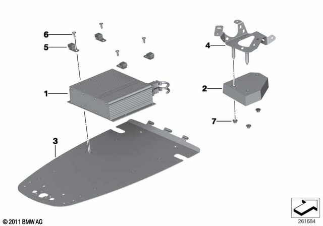 18518529128 - Audio, Navigation, Information Systems: Body Screw without Shoulder - M5X10-A2-70 for BMW-Motorrad Image