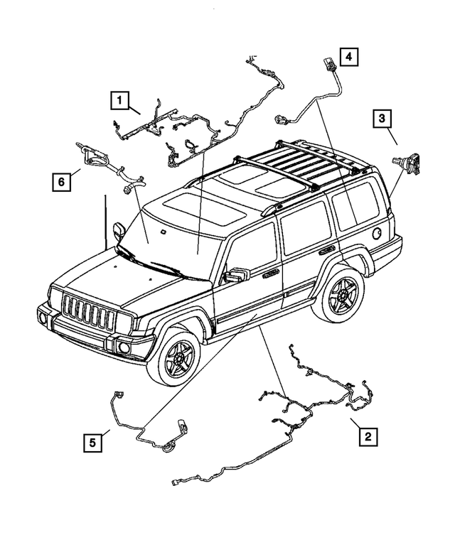 56050496AF - Electrical: Body Wiring for Mopar Image