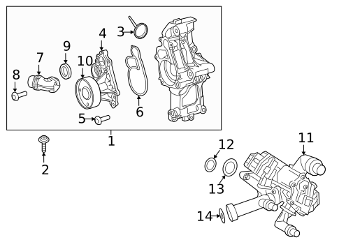 Water Pump for 2023 Toyota GR Supra #0