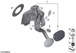 35006856596 - Pedals: Complete Pedal Assembly for BMW Image