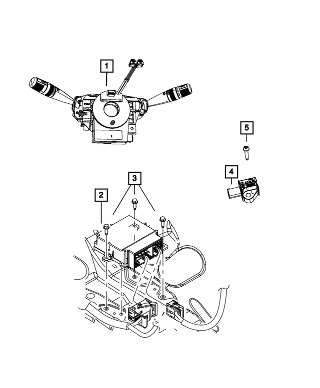 68163808AB - Restraints: Air Bag Control Module for Mopar Image image