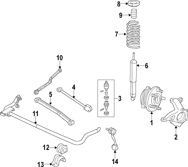 68307277AB - : Shock Absorber for Mopar Image