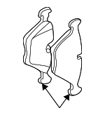 34112282165 - : Brake Pads Front for BMW: M5 Image