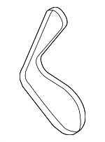 6E903137AB - Cooling System: AC Belt for Audi: A6 Quattro, A7 Quattro, A8 Quattro, Q5, Q7, S4, S5, SQ5 Image