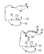5058533AC - : Heater Return Hose for Mopar Image