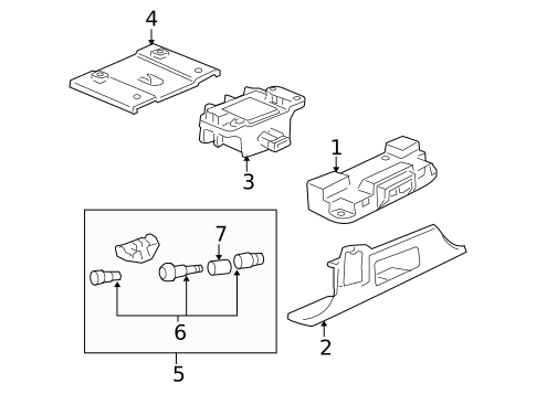 Tire Pressure Monitor Components for 2005 Honda Pilot #0