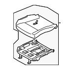 87350CG000 - Body: Cushion Assembly for INFINITI: FX35, FX45 Image