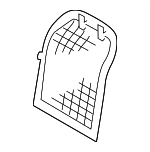 876401MA0C - Body: Seat Back Panel for INFINITI: M35h, M37, M56, Q70 Image