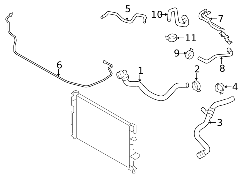Hoses & Lines for 2015 Volvo XC60 #0