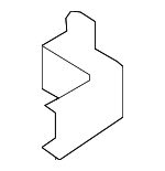 82421AG000 - Body: Lower Hinge for Nissan: LEAF, Rogue Image