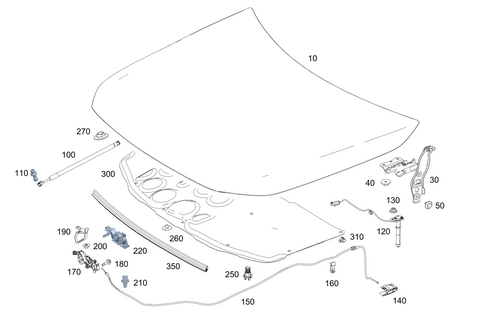 Engine Hood for 2022 Mercedes-Benz A 220 #0