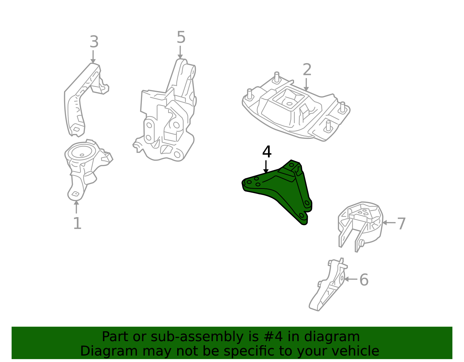 Engine Mount Bracket 30680782 | Truck Part Center