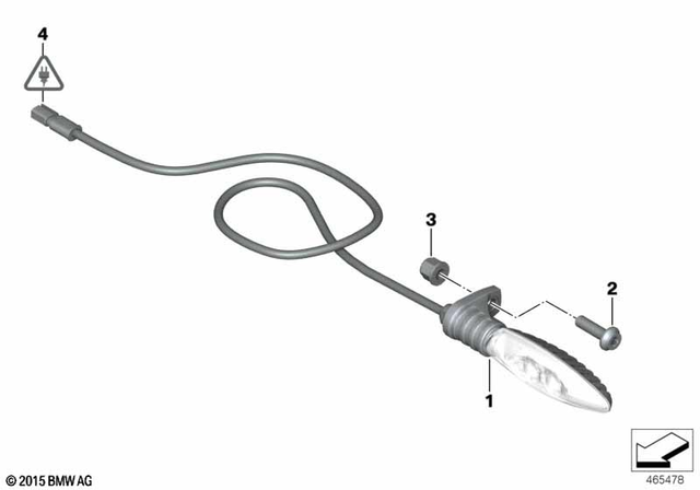 7129907402 - Lights: Fillister-Head Screw - M6X20-8.8-ZNNIV for BMW-Motorrad Image