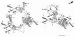 957011005508 - Engine: BOLT, FLANGE (10X55) for Honda Image