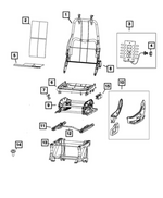 68134067AA - Interior Trim: Screw for Ram: ProMaster 1500, ProMaster 2500, ProMaster 3500, ProMaster EV Image