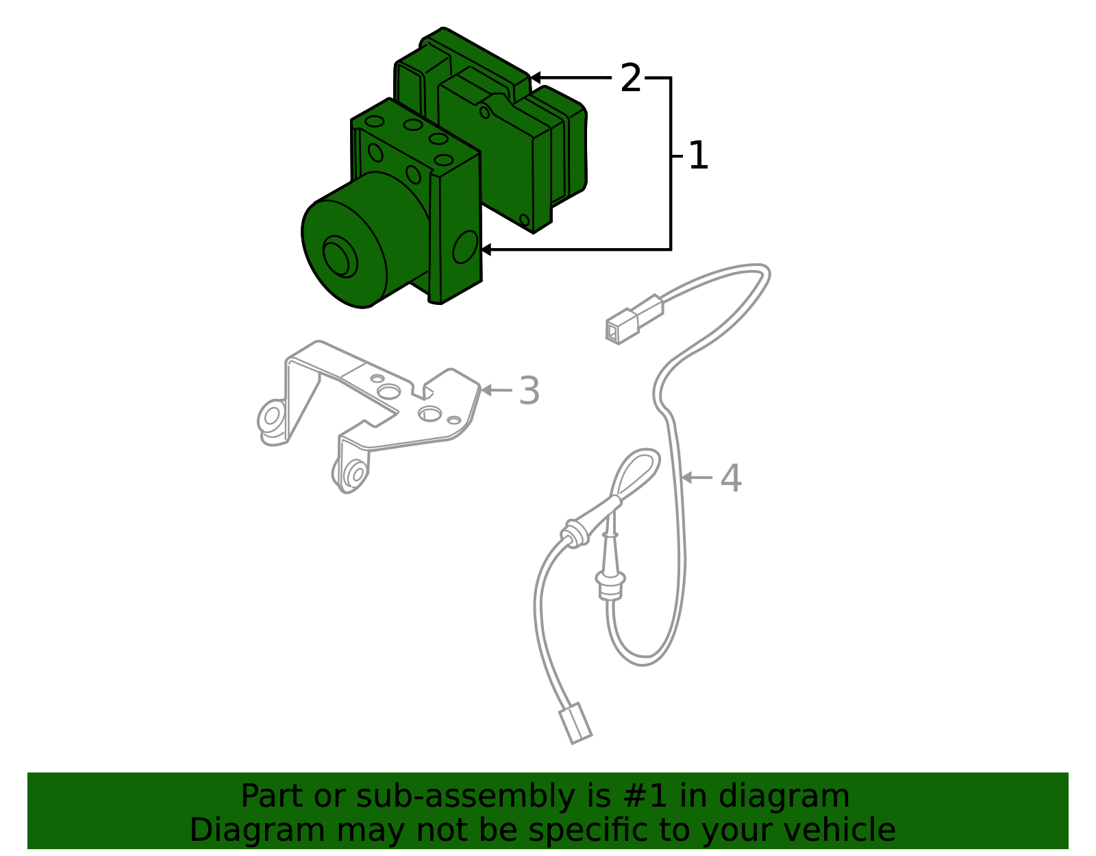 BVSN-43-7AZD - ABS Hydraulic Assembly - Mazda Swag