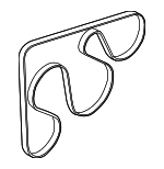 252122E820 - : Serpentine Belt for Kia: Forte, Forte Koup, Forte5, Soul Image