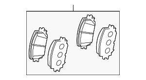 446502570 - : Brake Pads for Toyota Image