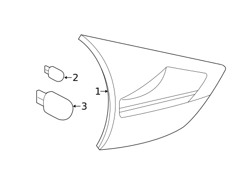 Backup Lamps for 2016 Nissan Rogue #0
