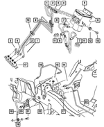 55366349AK - : Brake Hose for Dodge: Ram 1500 | Ram: 1500, 1500 Classic Image