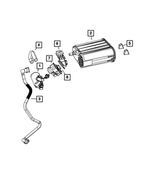 4581432AD - : Canister To Vent Valve Hose for Mopar Image