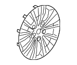 44733TR0A01 - : Wheel Cover for Honda: Civic Image