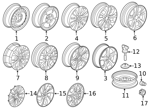 Covers & Trim for 2015 Honda Civic #0